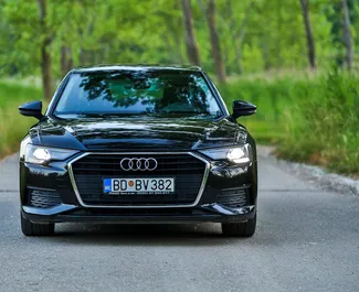 Frontansicht eines Mietwagens Audi A6 in Becici, Montenegro ✓ Auto Nr.12159. ✓ Automatisch TM ✓ 0 Bewertungen.