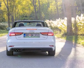 Vermietung Audi A3 Cabrio. Komfort, Premium, Cabrio Fahrzeug zur Miete in Montenegro ✓ Kaution Einzahlung von 300 EUR ✓ Versicherungsoptionen KFZ-HV.