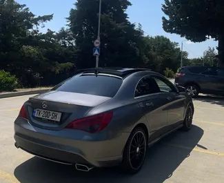 Vermietung Mercedes-Benz CLA250. Komfort, Premium Fahrzeug zur Miete in Georgien ✓ Kaution Einzahlung von 200 GEL ✓ Versicherungsoptionen KFZ-HV, VKV Plus, Insassen, Diebstahlschutz, Keine Kaution.