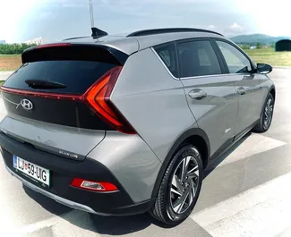 Vermietung Hyundai Bayon. Wirtschaft, Komfort, Crossover Fahrzeug zur Miete in Slowenien ✓ Kaution Einzahlung von 300 EUR ✓ Versicherungsoptionen KFZ-HV, Insassen, Ausland, Junge.