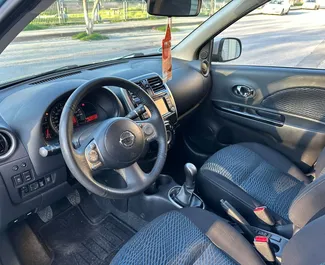 Benzin 1,2L Motor von Nissan Micra 2016 zur Miete in Thessaloniki.