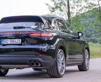 Vermietung Porsche Cayenne Turbo. Premium, Luxus, SUV Fahrzeug zur Miete in Montenegro ✓ Kaution Einzahlung von 1500 EUR ✓ Versicherungsoptionen KFZ-HV, Ausland.
