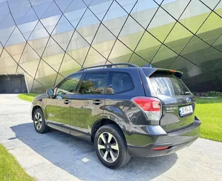 Vermietung Subaru Forester. Komfort, SUV, Crossover Fahrzeug zur Miete in Georgien ✓ Kaution Keine Kaution ✓ Versicherungsoptionen KFZ-HV, VKV Komplett, Insassen, Diebstahlschutz.
