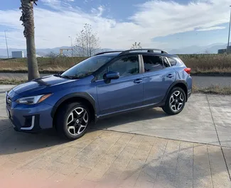 Frontansicht eines Mietwagens Subaru Crosstrek in Batumi, Georgien ✓ Auto Nr.15734. ✓ Automatisch TM ✓ 0 Bewertungen.