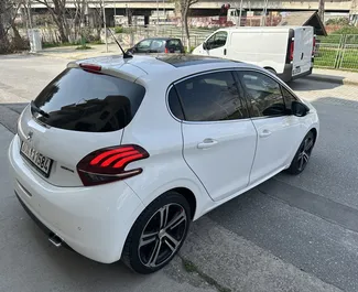 Mietwagen Peugeot 208 2017 in Griechenland, mit Benzin-Kraftstoff und 110 PS ➤ Ab 18 EUR pro Tag.