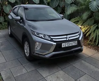 Frontansicht eines Mietwagens Mitsubishi Eclipse Cross in Batumi, Georgien ✓ Auto Nr.15788. ✓ Automatisch TM ✓ 0 Bewertungen.