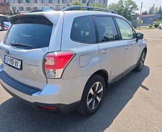 Vermietung Subaru Forester. Komfort, SUV, Crossover Fahrzeug zur Miete in Georgien ✓ Kaution Einzahlung von 300 GEL ✓ Versicherungsoptionen KFZ-HV, TKV, VKV Komplett, Insassen, Diebstahlschutz, Keine Kaution.