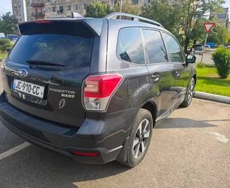 Vermietung Subaru Forester. Komfort, SUV, Crossover Fahrzeug zur Miete in Georgien ✓ Kaution Einzahlung von 300 GEL ✓ Versicherungsoptionen KFZ-HV, TKV, VKV Komplett, Insassen, Diebstahlschutz, Keine Kaution.