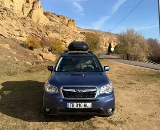 Frontansicht eines Mietwagens Subaru Forester Limited in Tiflis, Georgien ✓ Auto Nr.15743. ✓ Automatisch TM ✓ 0 Bewertungen.