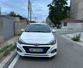 Autovermietung Hyundai i20 Nr.15725 Schaltgetriebe in Tirana, ausgestattet mit einem 1,2L Motor ➤ Von Erjet in Albanien.