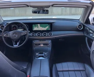 Vermietung Mercedes-Benz E-Class Cabrio. Premium, Cabrio Fahrzeug zur Miete in Montenegro ✓ Kaution Einzahlung von 500 EUR ✓ Versicherungsoptionen KFZ-HV.