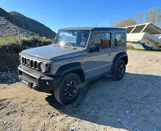 Vermietung Suzuki Jimny. Wirtschaft, Komfort, SUV Fahrzeug zur Miete in Montenegro ✓ Kaution Einzahlung von 100 EUR ✓ Versicherungsoptionen KFZ-HV, VKV Plus, VKV Komplett, Insassen, Diebstahlschutz, Ausland, Keine Kaution.