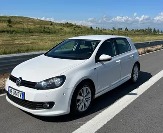 Vermietung Volkswagen Golf 6. Wirtschaft, Komfort Fahrzeug zur Miete in Albanien ✓ Kaution Keine Kaution ✓ Versicherungsoptionen KFZ-HV, VKV Komplett, Ausland.