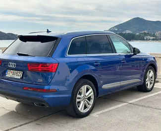 Vermietung Audi Q7. Premium, SUV, Crossover Fahrzeug zur Miete in Montenegro ✓ Kaution Einzahlung von 800 EUR ✓ Versicherungsoptionen KFZ-HV, TKV, VKV Plus, VKV Komplett, Ausland.