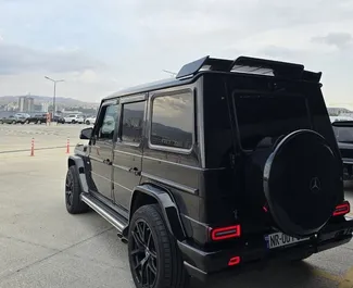 Benzin 5,0L Motor von Mercedes-Benz G500 2016 zur Miete in Tiflis.