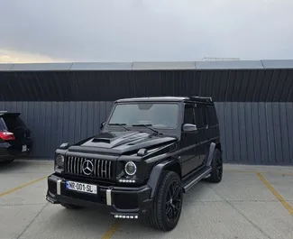 Mietwagen Mercedes-Benz G500 2016 in Georgien, mit Benzin-Kraftstoff und 296 PS ➤ Ab 550 GEL pro Tag.