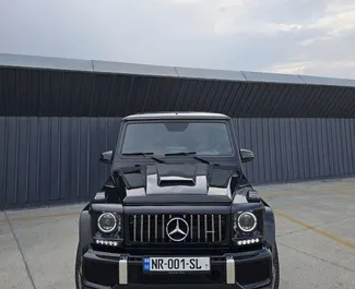 Vermietung Mercedes-Benz G500. Premium, SUV Fahrzeug zur Miete in Georgien ✓ Kaution Einzahlung von 500 GEL ✓ Versicherungsoptionen KFZ-HV, VKV Plus, Insassen, Diebstahlschutz, Keine Kaution.