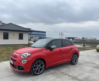 Frontansicht eines Mietwagens Fiat 500X in Belgrad, Serbien ✓ Auto Nr.16043. ✓ Automatisch TM ✓ 0 Bewertungen.