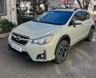 Frontansicht eines Mietwagens Subaru Crosstrek in Tiflis, Georgien ✓ Auto Nr.16137. ✓ Automatisch TM ✓ 0 Bewertungen.