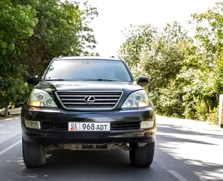 Frontansicht eines Mietwagens Lexus GX470 in Bischkek, Kirgisistan ✓ Auto Nr.16273. ✓ Automatisch TM ✓ 0 Bewertungen.