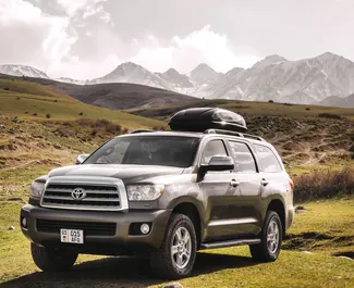 Mietwagen Toyota Sequoia Ii 2008 in Kirgisistan, mit Benzin-Kraftstoff und  PS ➤ Ab 165 USD pro Tag.