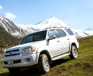 Vermietung Toyota Sequoia I. Komfort, Premium, SUV Fahrzeug zur Miete in Kirgisistan ✓ Kaution Einzahlung von 500 USD ✓ Versicherungsoptionen KFZ-HV, TKV.