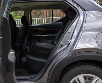 Mietwagen Nissan Kicks 2024 in Georgien, mit Benzin-Kraftstoff und 122 PS ➤ Ab 86 GEL pro Tag.
