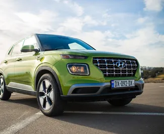 Frontansicht eines Mietwagens Hyundai Venue in Tiflis, Georgien ✓ Auto Nr.16282. ✓ Automatisch TM ✓ 0 Bewertungen.