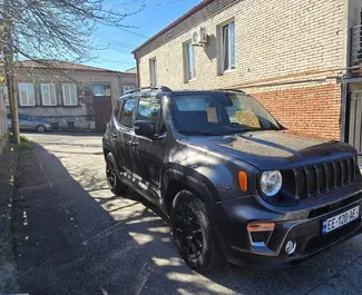 Frontansicht eines Mietwagens Jeep Renegade in Kutaisi, Georgien ✓ Auto Nr.16185. ✓ Automatisch TM ✓ 0 Bewertungen.