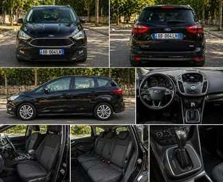 Mietwagen Ford C-Max 2020 in Albanien, mit Benzin-Kraftstoff und 65 PS ➤ Ab 20 EUR pro Tag.