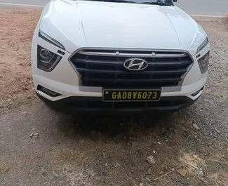 Autovermietung Hyundai Creta Nr.16172 Schaltgetriebe am Flughafen Goa, ausgestattet mit einem L Motor ➤ Von Shafi in Goa.
