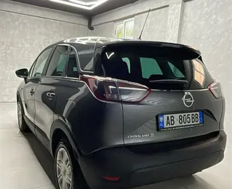 Opel Crossland 2021 zur Miete verfügbar am Flughafen von Tirana, mit Kilometerbegrenzung unbegrenzte.