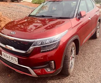 Autovermietung Kia Seltos Nr.16190 Automatisch am Flughafen Goa, ausgestattet mit einem 1,5L Motor ➤ Von Umar in Goa.