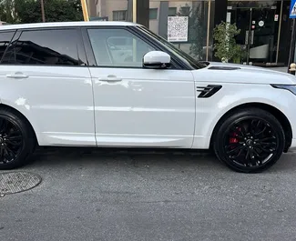 Frontansicht eines Mietwagens Land Rover Range Rover Sport in Limassol, Zypern ✓ Auto Nr.16465. ✓ Automatisch TM ✓ 0 Bewertungen.