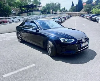 Frontansicht eines Mietwagens Audi A4 in Dubrovnik, Kroatien ✓ Auto Nr.16258. ✓ Automatisch TM ✓ 0 Bewertungen.