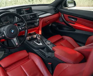 Vermietung BMW 428i Gran Coupe. Komfort, Premium Fahrzeug zur Miete in Georgien ✓ Kaution Einzahlung von 540 GEL ✓ Versicherungsoptionen KFZ-HV, VKV Komplett, Insassen, Junge.