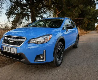 Frontansicht eines Mietwagens Subaru Crosstrek in Tiflis, Georgien ✓ Auto Nr.16572. ✓ Automatisch TM ✓ 0 Bewertungen.