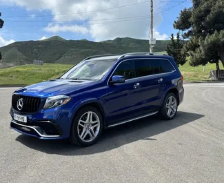 Frontansicht eines Mietwagens Mercedes-Benz GLS-Class in Tiflis, Georgien ✓ Auto Nr.13138. ✓ Automatisch TM ✓ 0 Bewertungen.