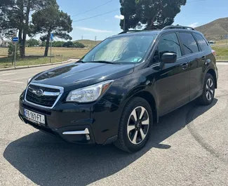 Vermietung Subaru Forester. Komfort, SUV, Crossover Fahrzeug zur Miete in Georgien ✓ Kaution Keine Kaution ✓ Versicherungsoptionen KFZ-HV, VKV Plus, VKV Komplett, Insassen, Diebstahlschutz, Keine Kaution.