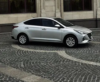 Mietwagen Hyundai Accent 2023 in Kasachstan, mit Benzin-Kraftstoff und 116 PS ➤ Ab 18000 KZT pro Tag.