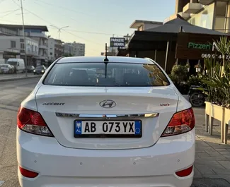 Vermietung Hyundai Accent. Wirtschaft Fahrzeug zur Miete in Albanien ✓ Kaution Keine Kaution ✓ Versicherungsoptionen KFZ-HV, TKV, VKV Plus, VKV Komplett, Ausland, Keine Kaution.