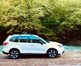 Vermietung Subaru Forester. Komfort, SUV, Crossover Fahrzeug zur Miete in Georgien ✓ Kaution Keine Kaution ✓ Versicherungsoptionen KFZ-HV, VKV Plus, VKV Komplett, Insassen, Diebstahlschutz, Keine Kaution.