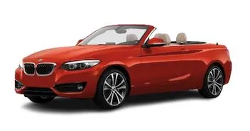 bmw 230xi cabrio 2021 orange